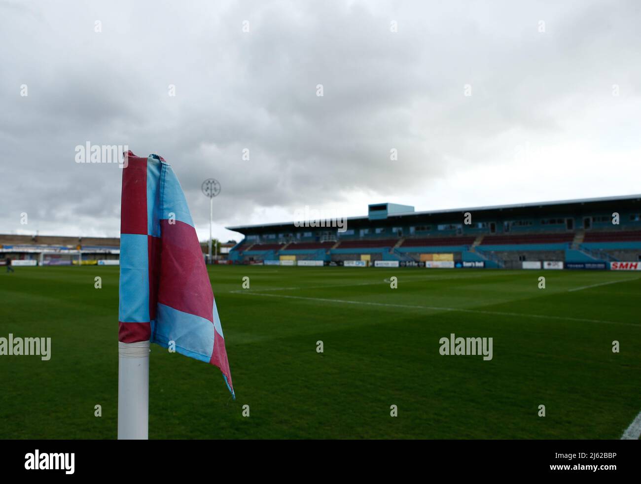 SOUTH SHIELDS, UK. APR 26TH A general view before the Northern Premier League Premier Play Off Semi Final match between South Shields and Warrington Town at Mariners Park, South Shields on Tuesday 26th April 2022. (Credit: Will Matthews | MI News) Credit: MI News & Sport /Alamy Live News Stock Photo