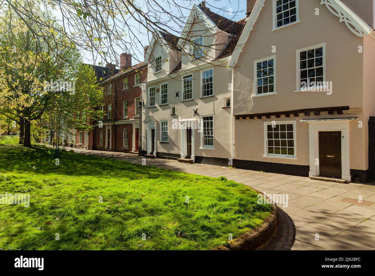 Traditional houses in Norwich, Norfolk, England Stock Photo - Alamy