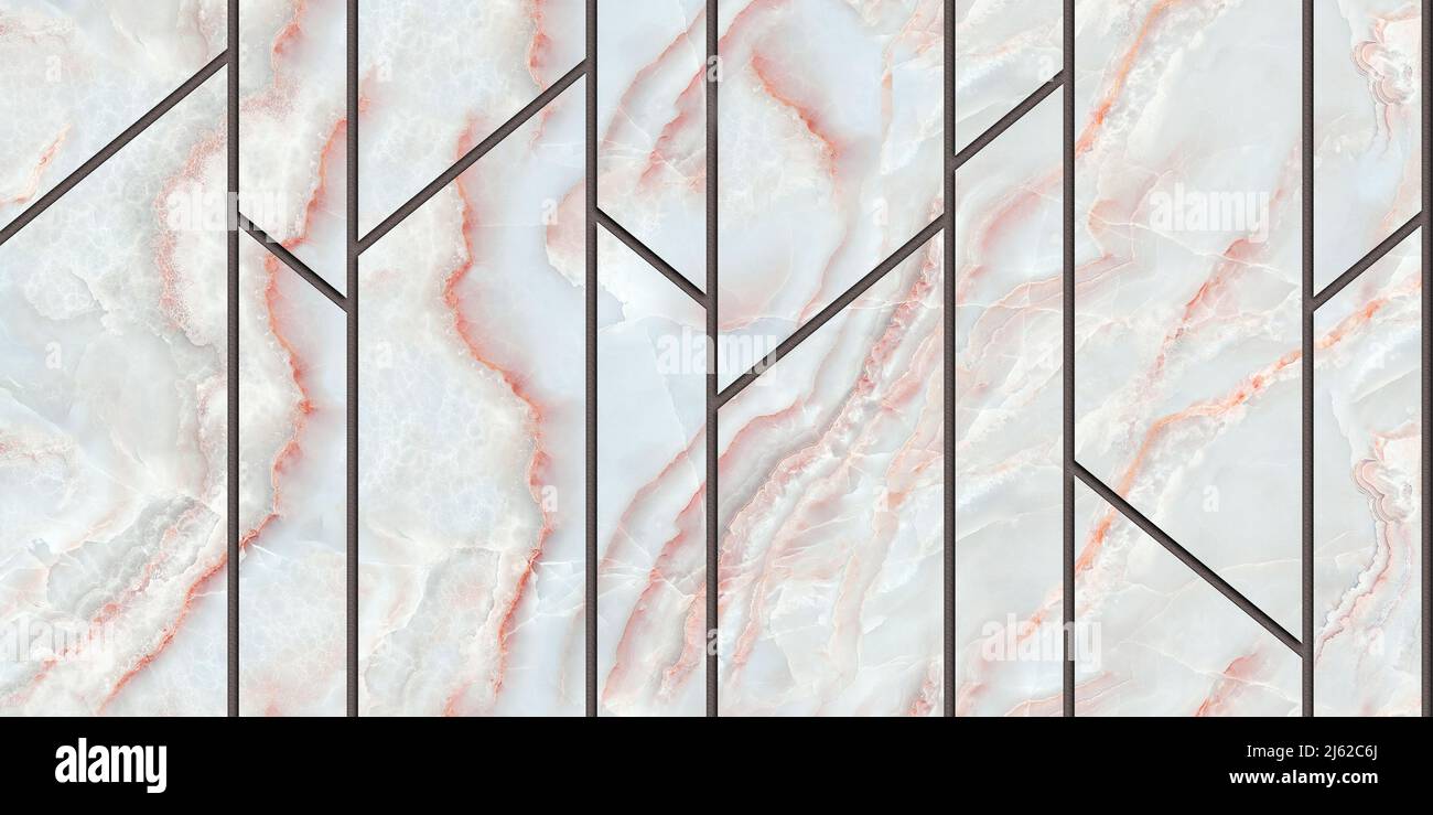 Marble wall Panel Abstract geometric background for wall decor, modern