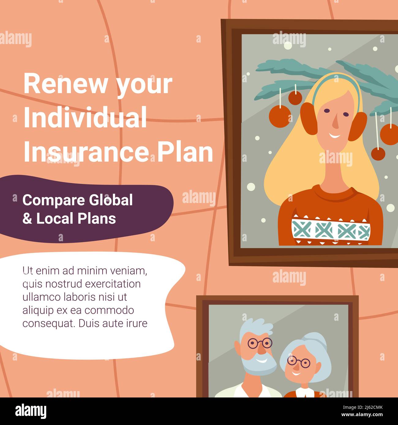 renew-your-individual-insurance-plans-vector-stock-vector-image-art