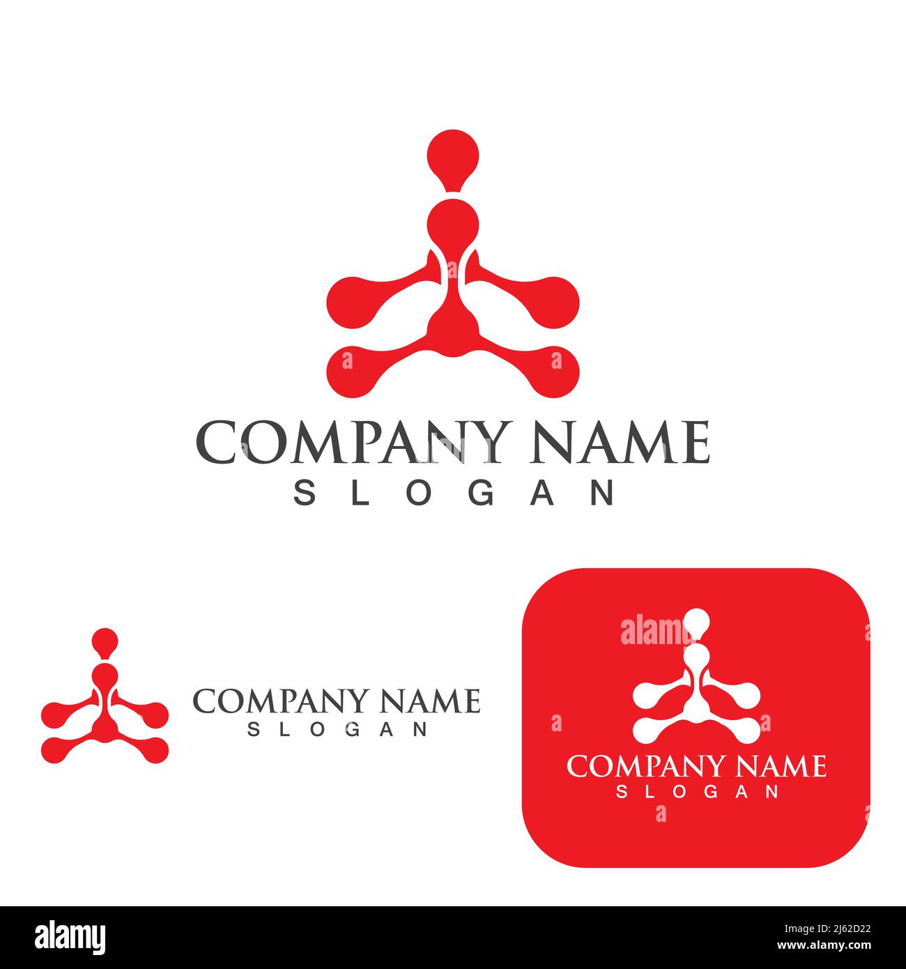 Molecule symbol logo template vector illustration design Stock Vector ...