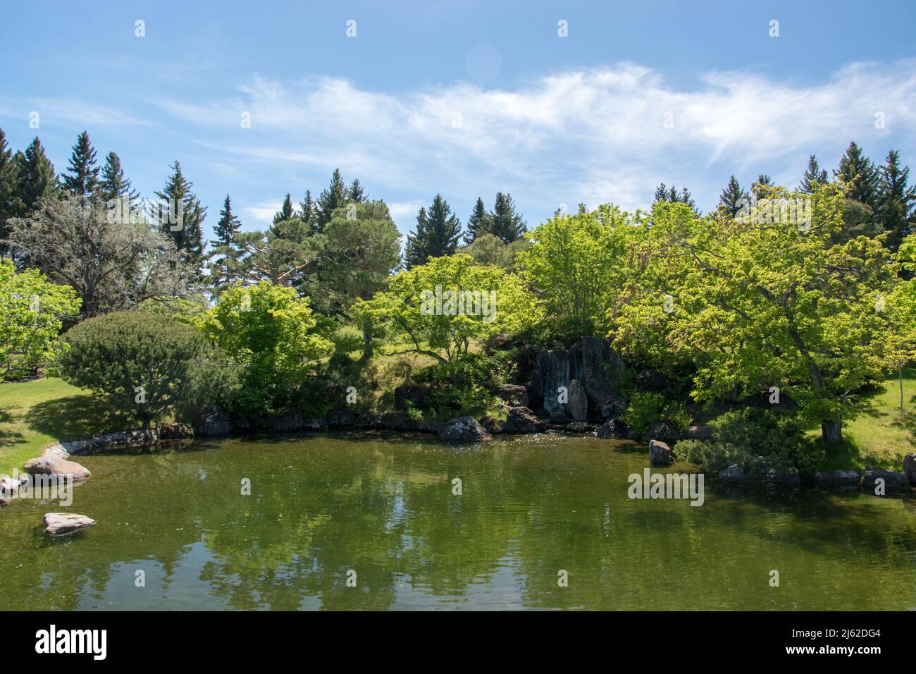 Nikka Yuto Japanese Garden, Lethbridge, Alberta, Canada Stock Photo Alamy