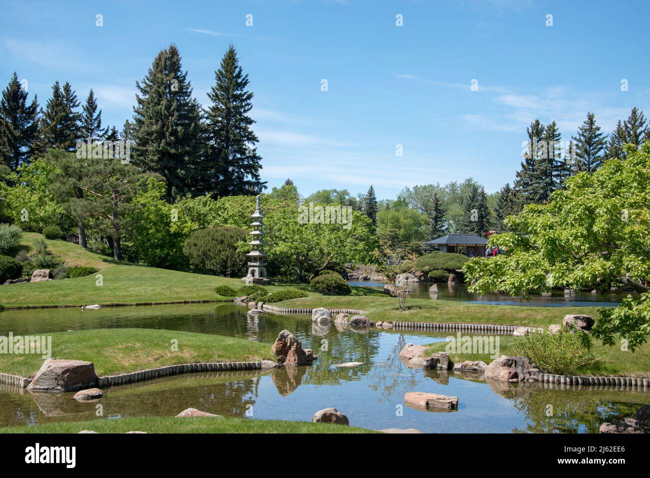 Nikka Yuto Japanese Garden, Lethbridge, Alberta, Canada Stock Photo Alamy