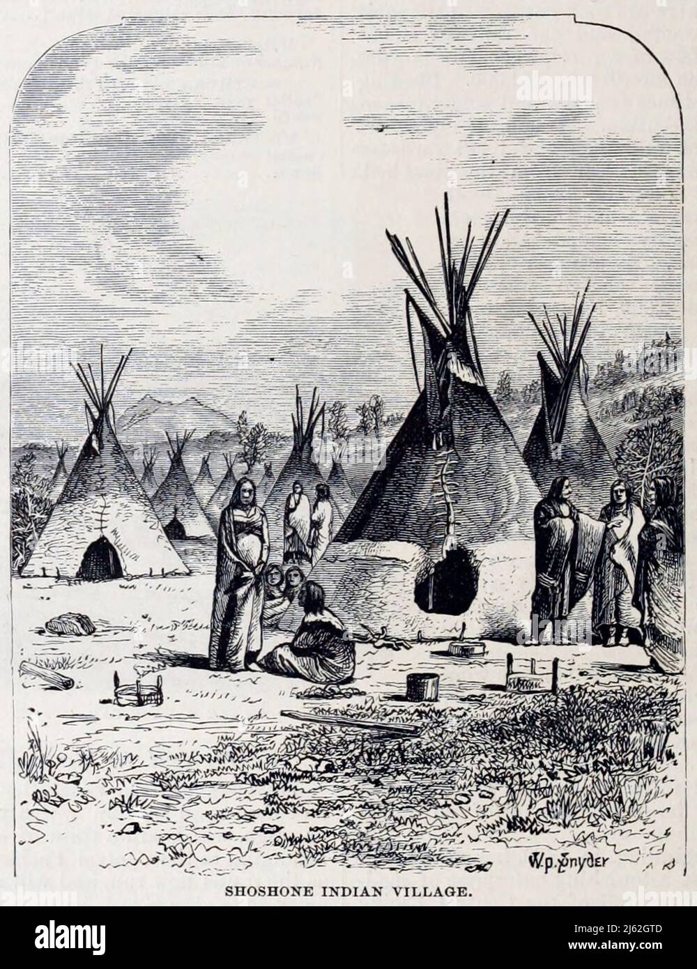 Shoshone village hires stock photography and images Alamy