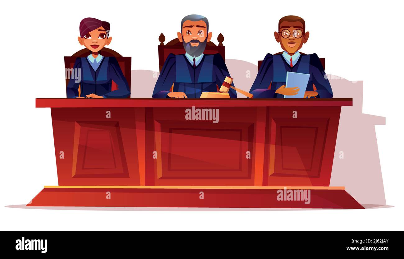 Black american judge in courtroom Cut Out Stock Images & Pictures - Alamy