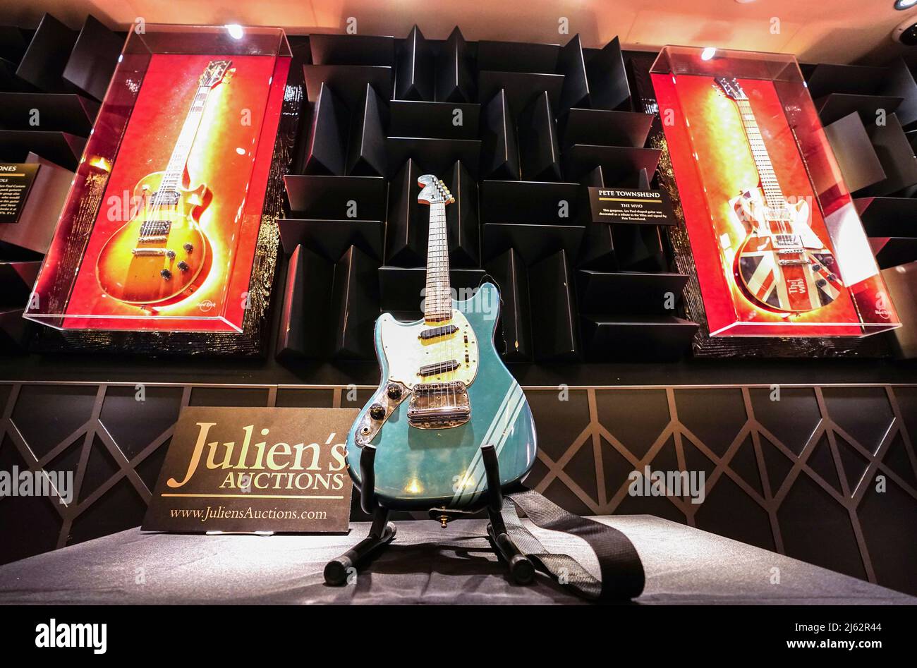 Kurt Cobain's 1969 Fender Mustang Competition Lake Placid Blue Finish