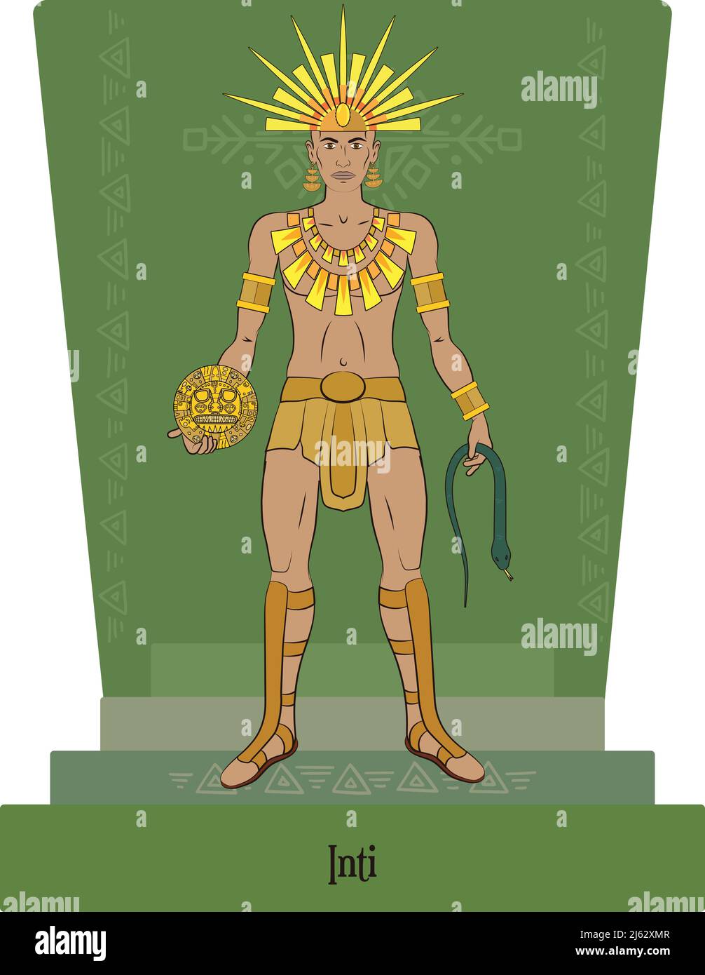 Inca inti sun god hi-res stock photography and images - Alamy