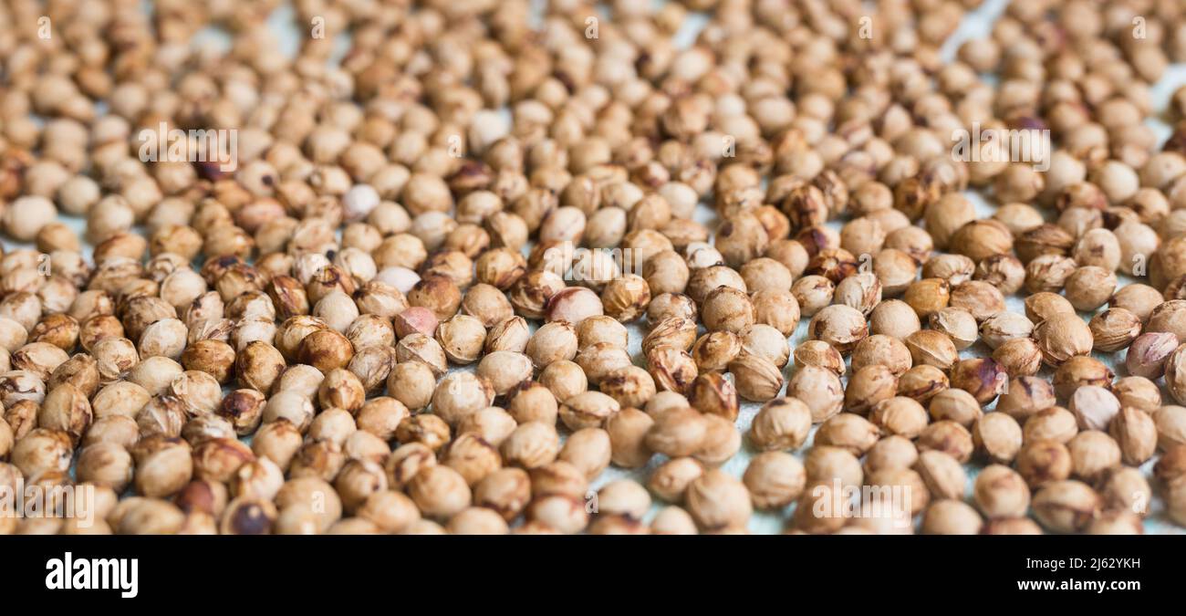 dried cherry pits texture background Stock Photo Alamy