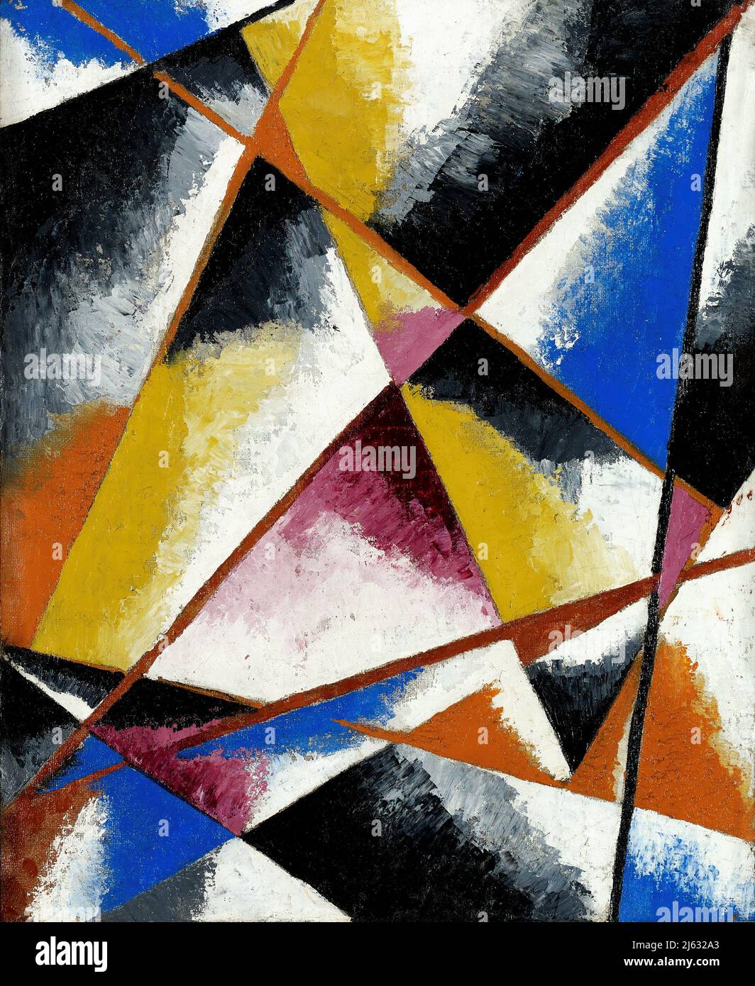Lyubov Popova (Любовь Попова) painting - Untitled Compositions (circa ...