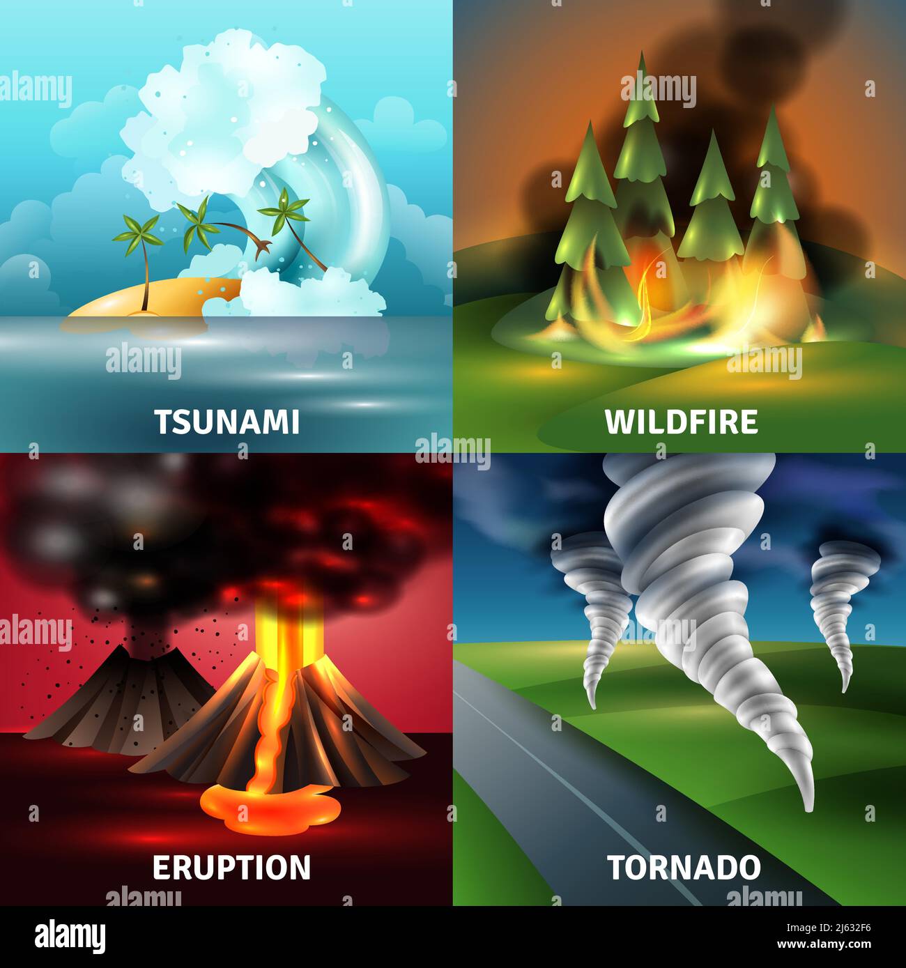 Earthquake tsunami volcanic eruption