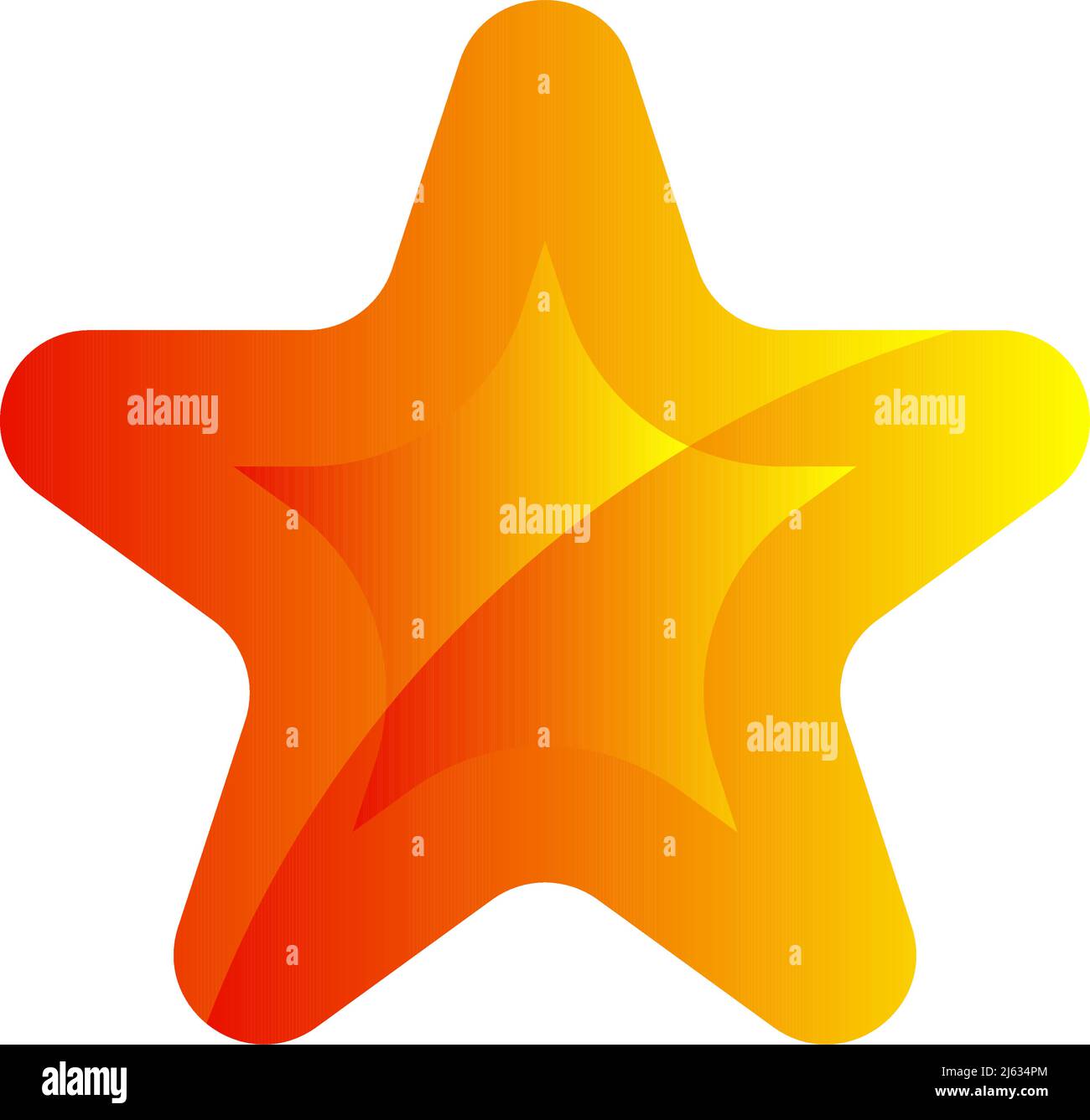 Star shape, star icon element vector illustration. Stock vector