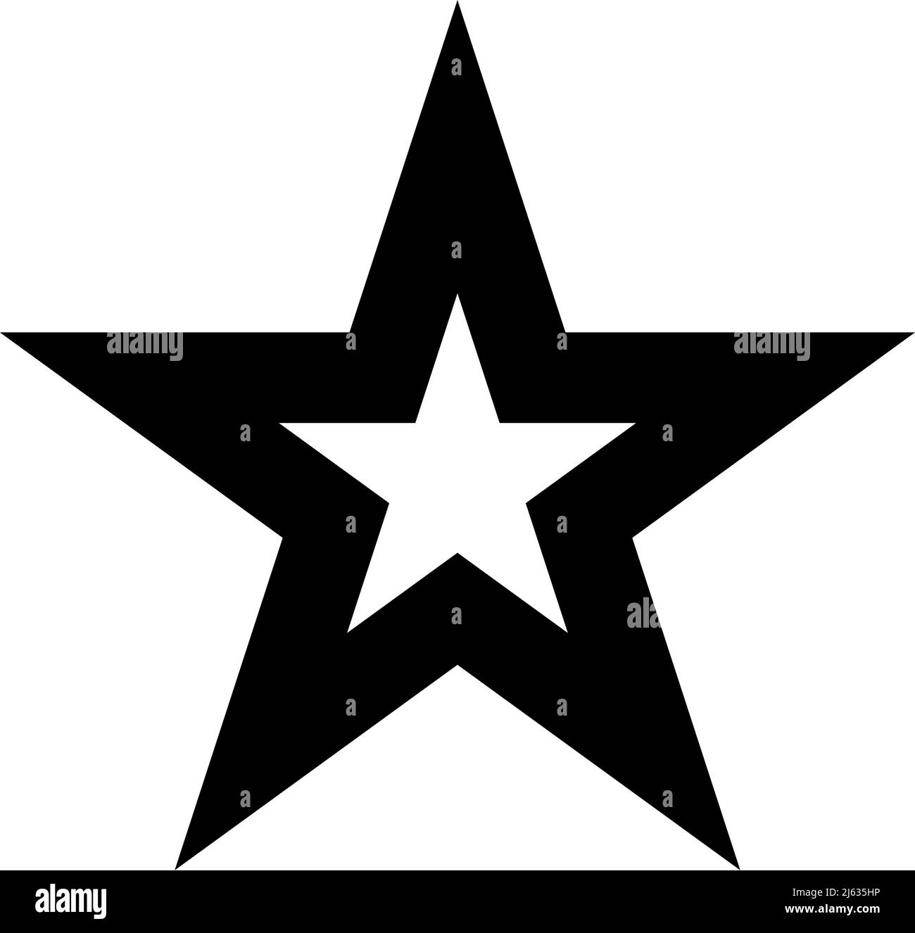 Star shape, star icon element vector illustration. Stock vector