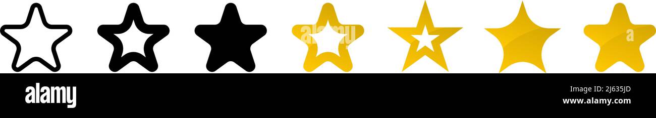 Star shape, star icon element vector illustration. Stock vector ...