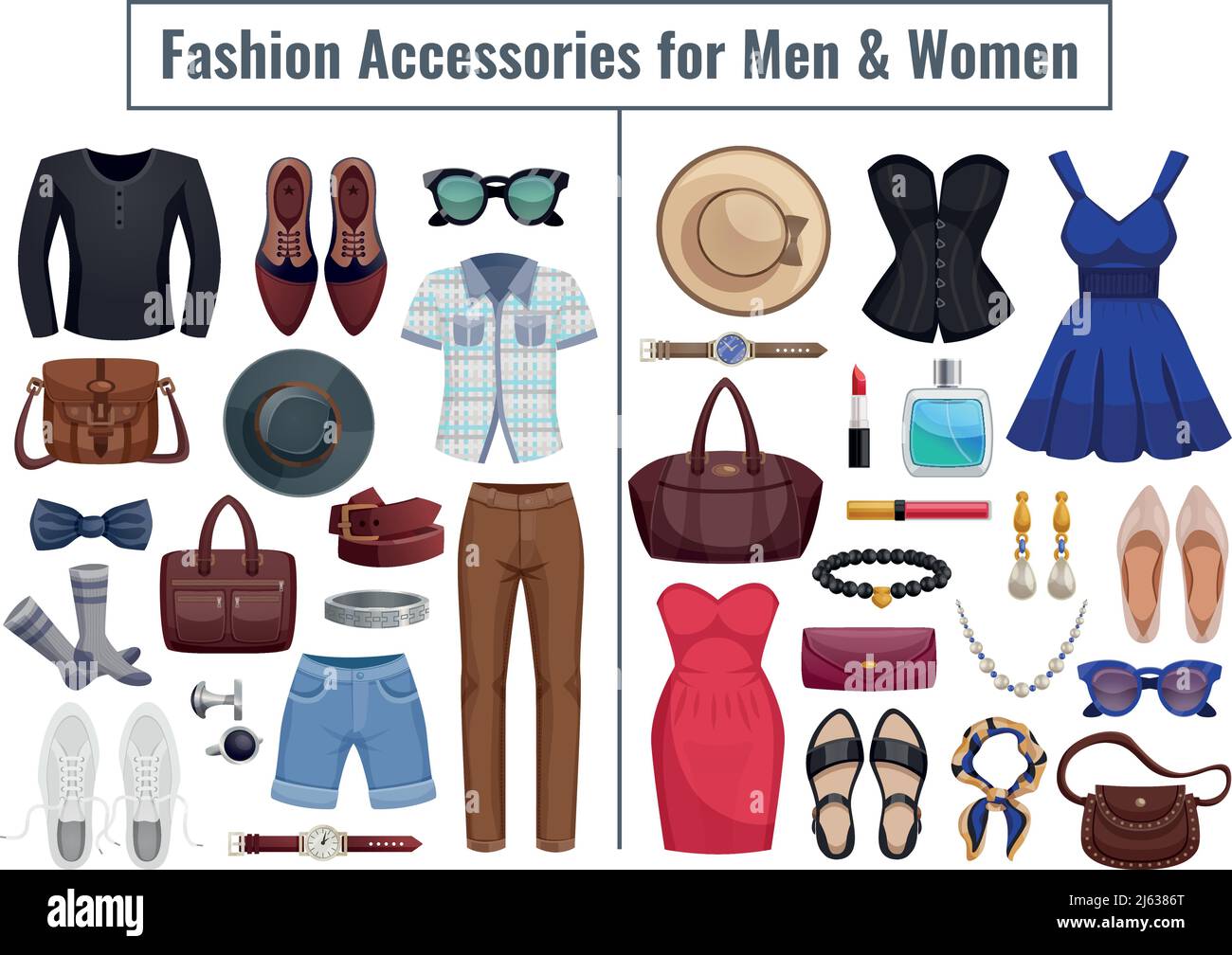 colored-and-isolated-men-and-women-accessories-icon-set-with-divided