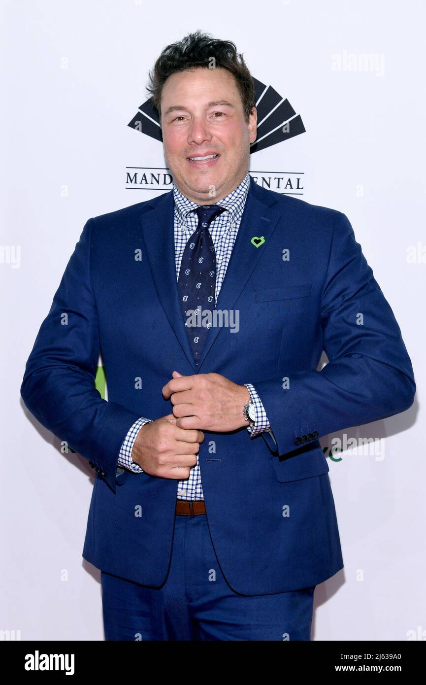 New York, USA. 26th Apr, 2022. Rocco DiSpirito attends the 2022 City Harvest Benefit Gala at Cipriani 42nd Street, New York, NY, April 26, 2022. (Photo by Anthony Behar/Sipa USA) Credit: Sipa USA/Alamy Live News Stock Photo