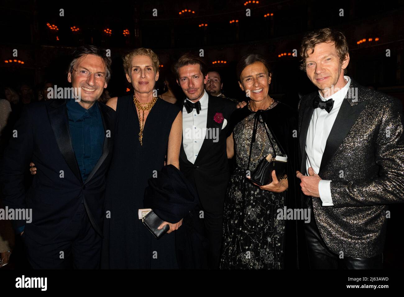 Pietro Beccari , Luisa Loro Piana , Edgardo Osorio , Francesca Ruffini ,  Britt Moran 59Th Biennale Of Venice - International Art Exposition Dior &  Venetian Heritage Opera Ball - People part
