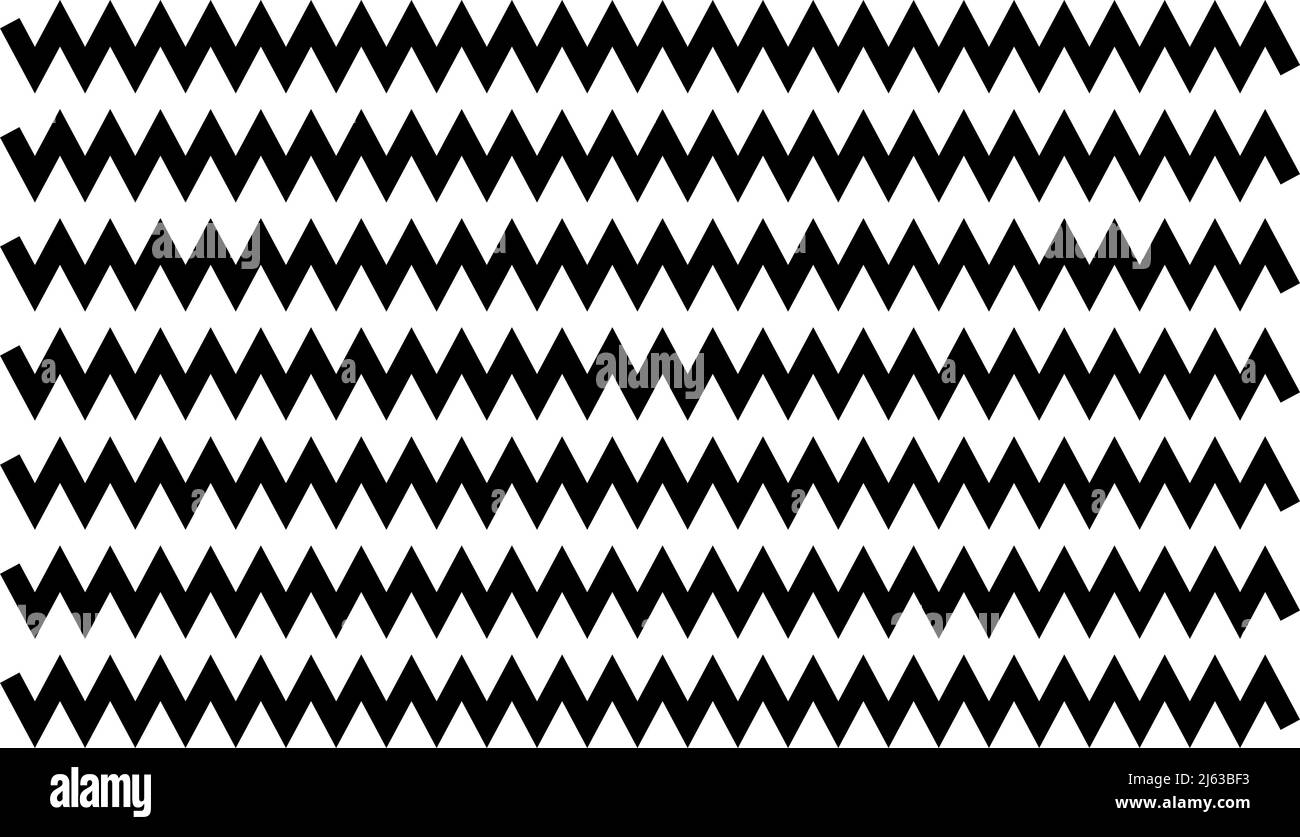 Wavy, waving lines, zig-zag stripes. Stock vector illustration, clip-art graphics Stock Vector