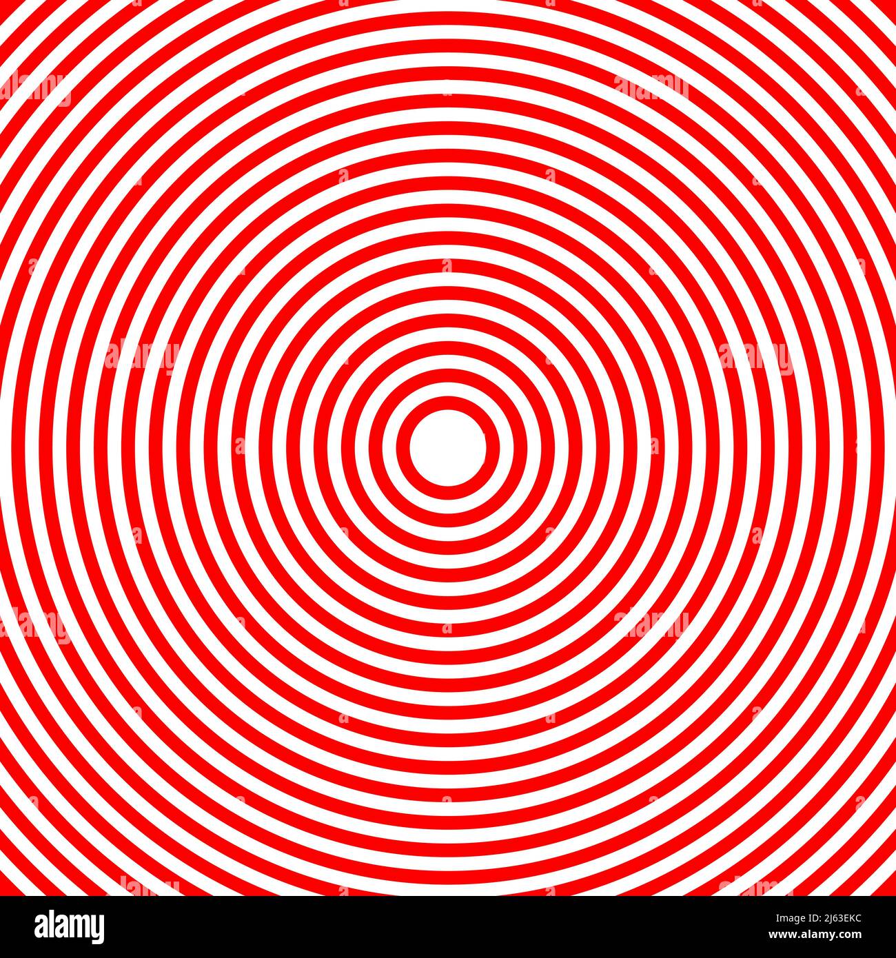 Concentric radial circles, rings design element icon. Stock vector ...