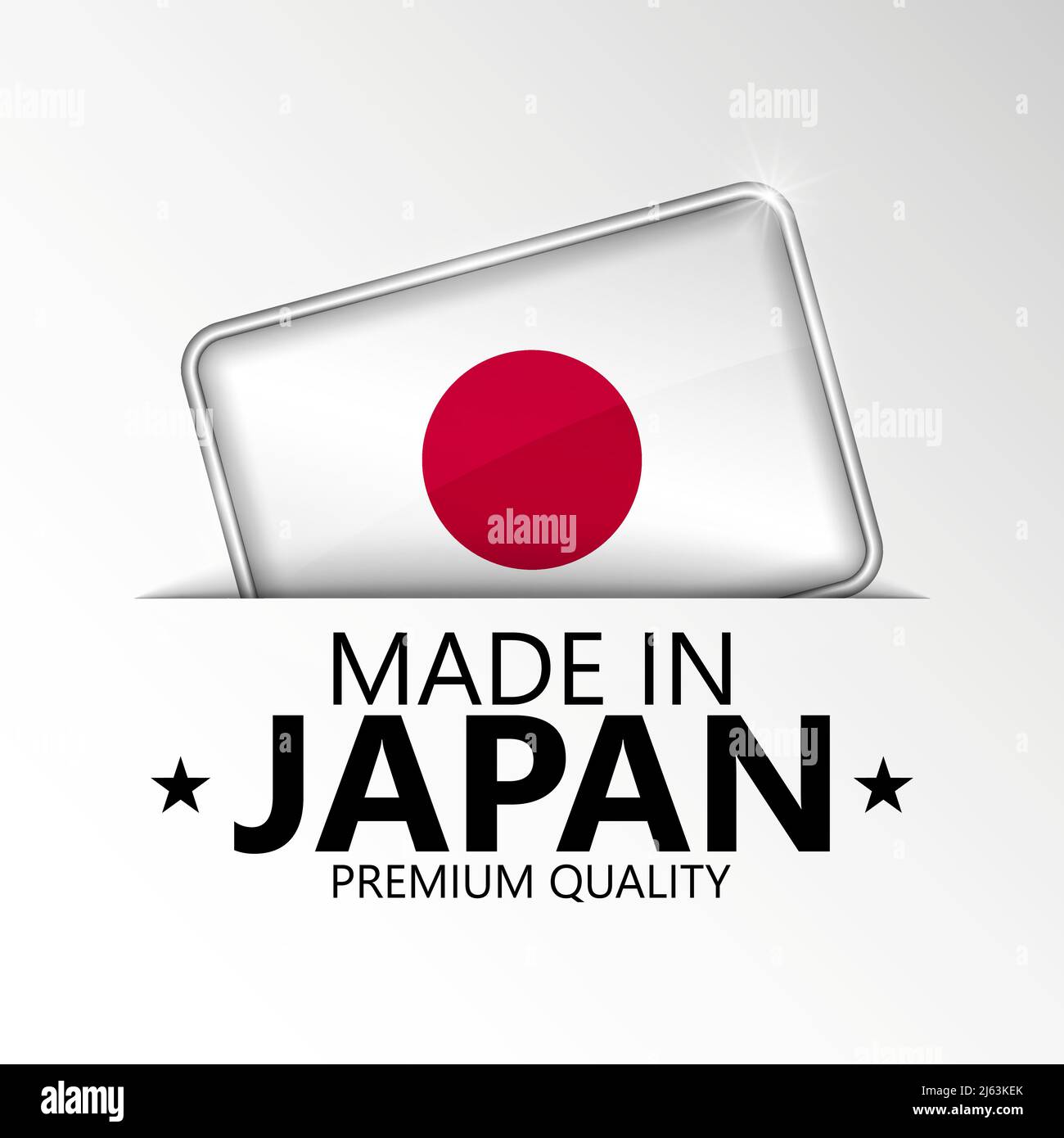 Made in Japan graphic and label. Element of impact for the use you want to make of it. Stock Vector