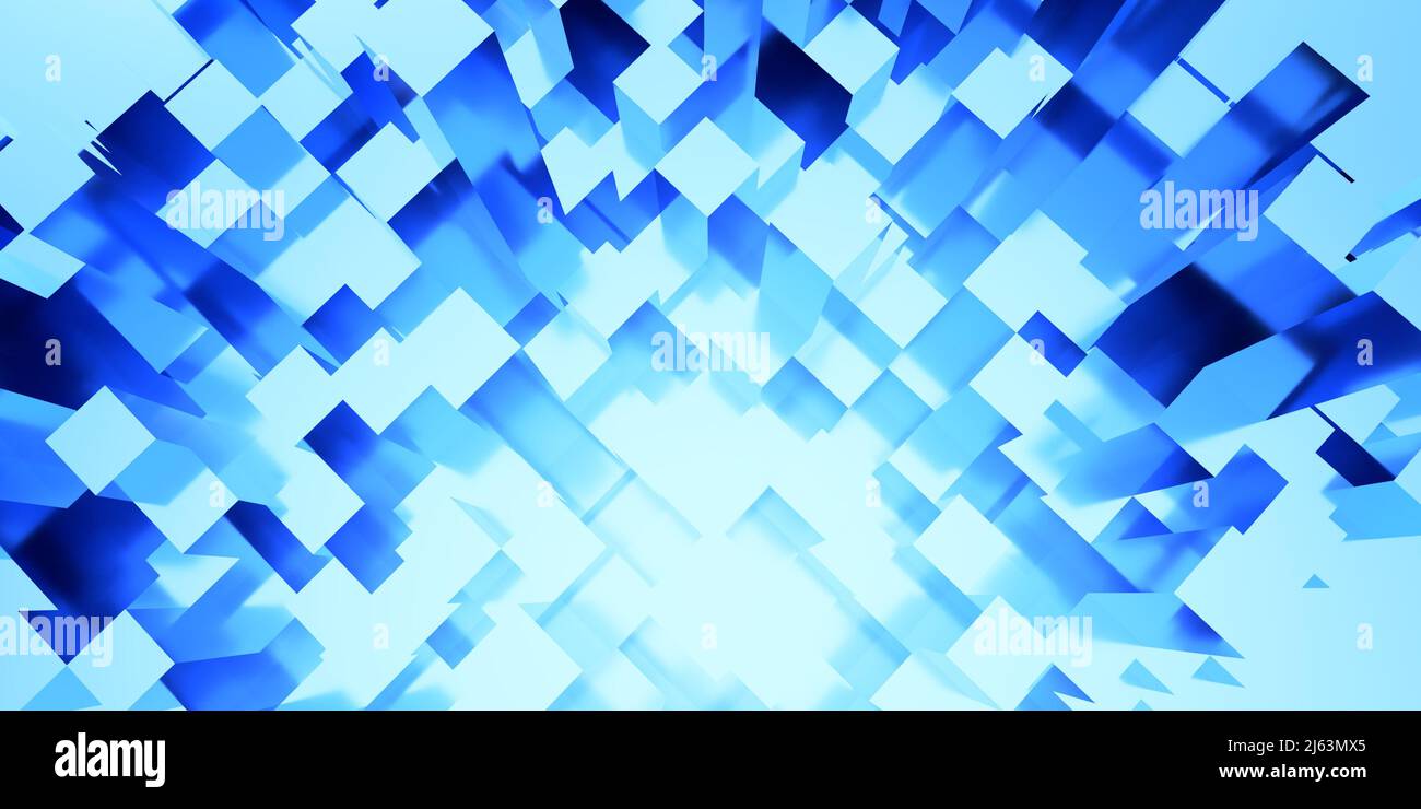 cubic modern 3d-illustration background wallpaper Stock Photo - Alamy