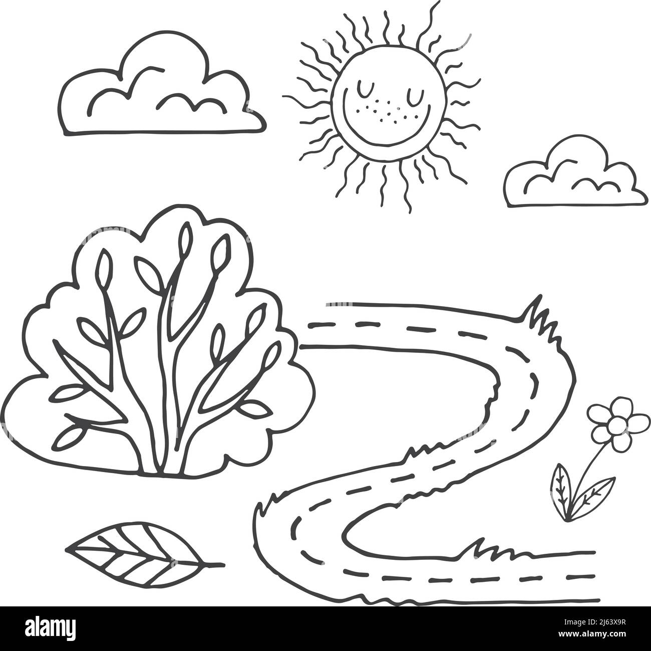 How to Draw Nature - Easy Drawing Tutorial For Kids-saigonsouth.com.vn