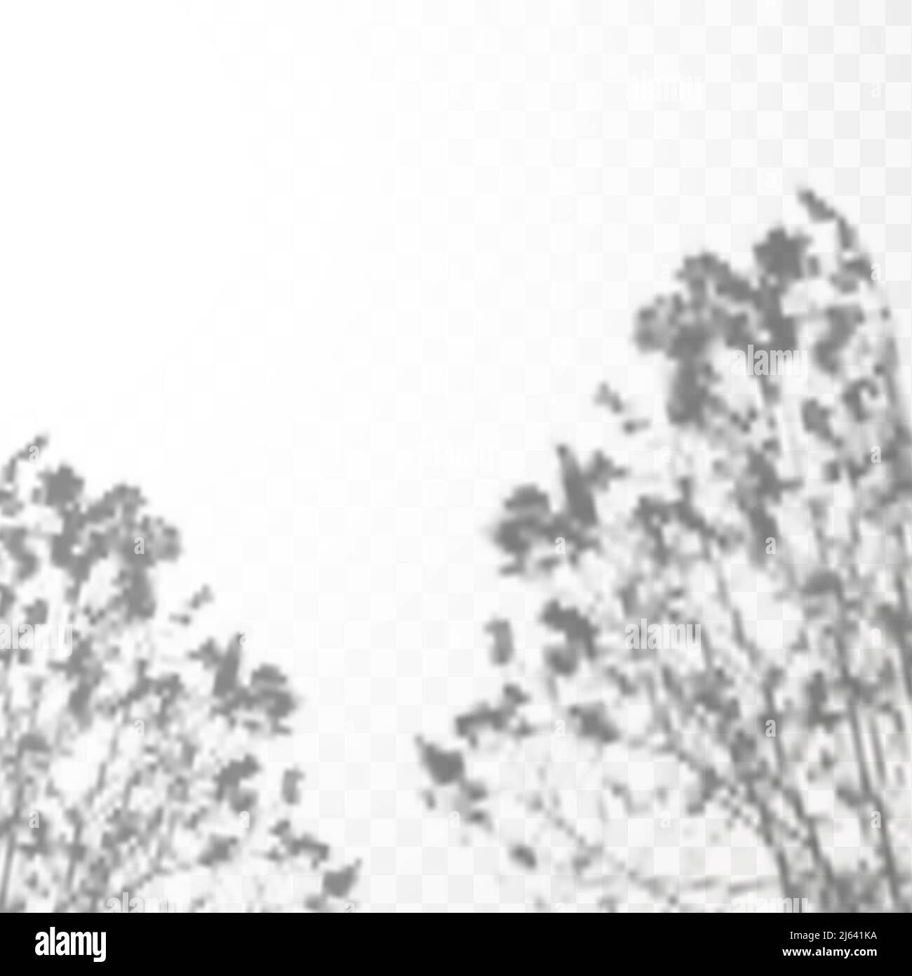 The effect of overlaying shadows. Natural light layout.Realistic shadow ...