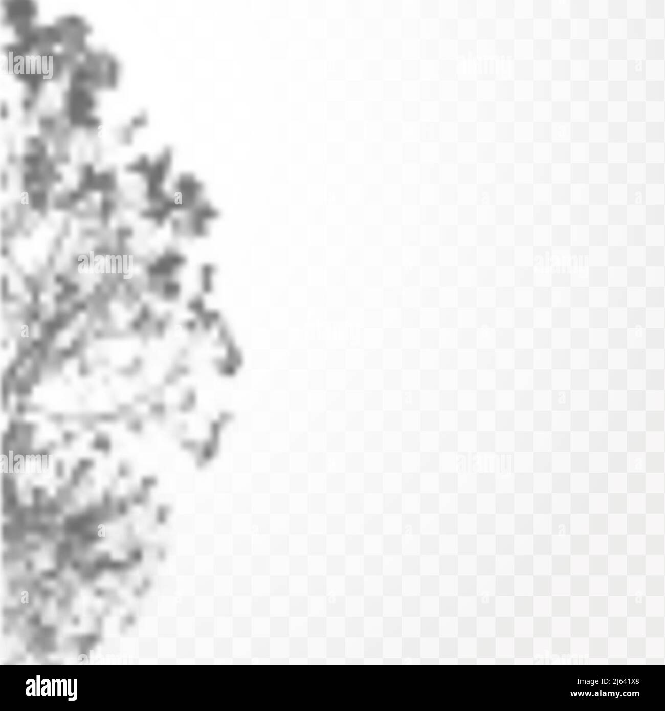 The effect of overlaying shadows. Natural light layout.Realistic shadow ...