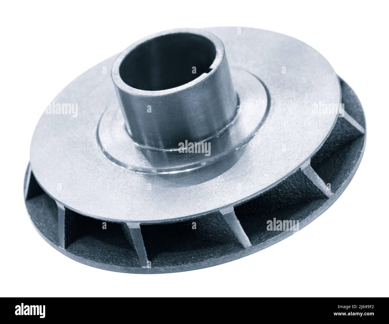 a centrifugal pump impeller on white Stock Photo Alamy