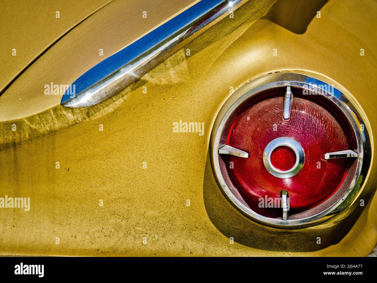 Taillight of old car Stock Photo - Alamy