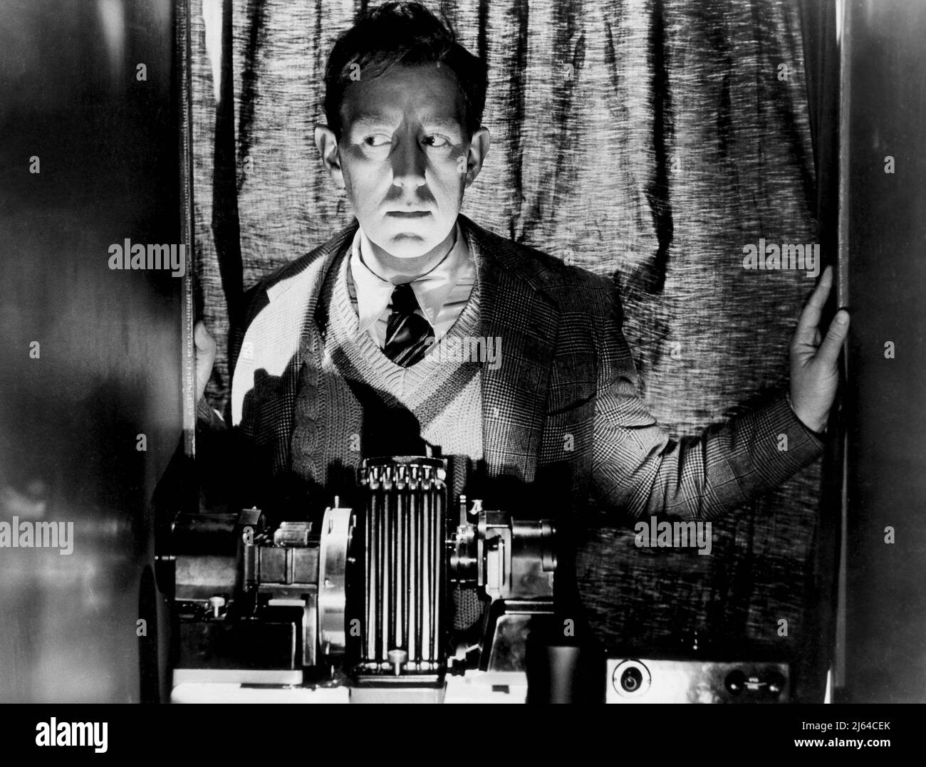 Film the man in the white suit guinness Black and White Stock Photos ...