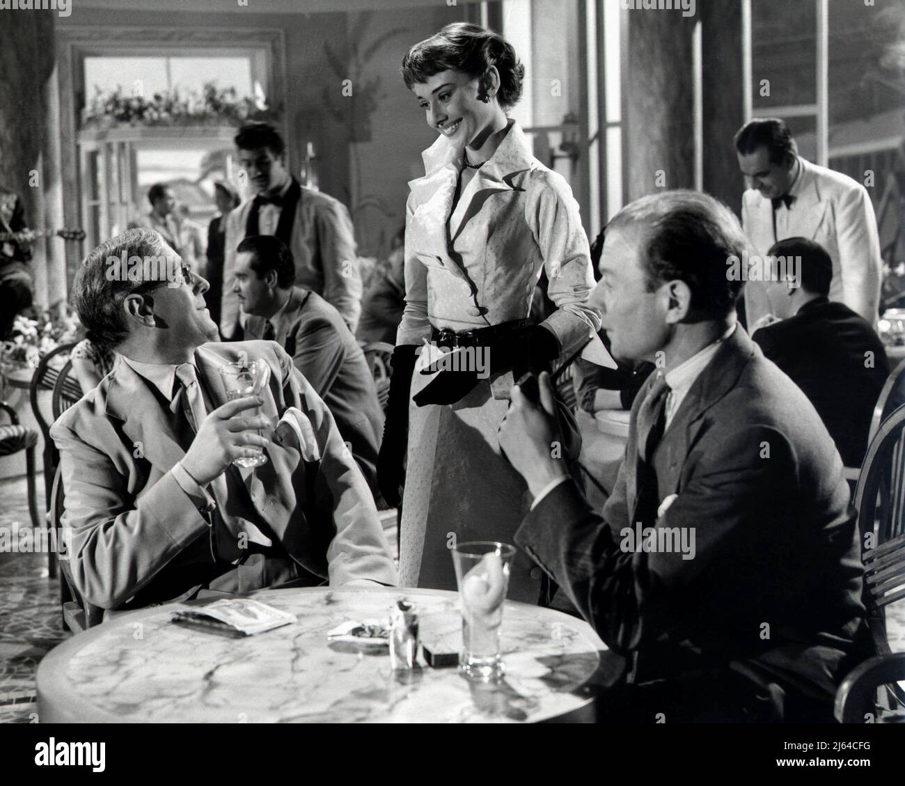 GUINNESS,HEPBURN,FOX, THE LAVENDER HILL MOB, 1951 Stock Photo