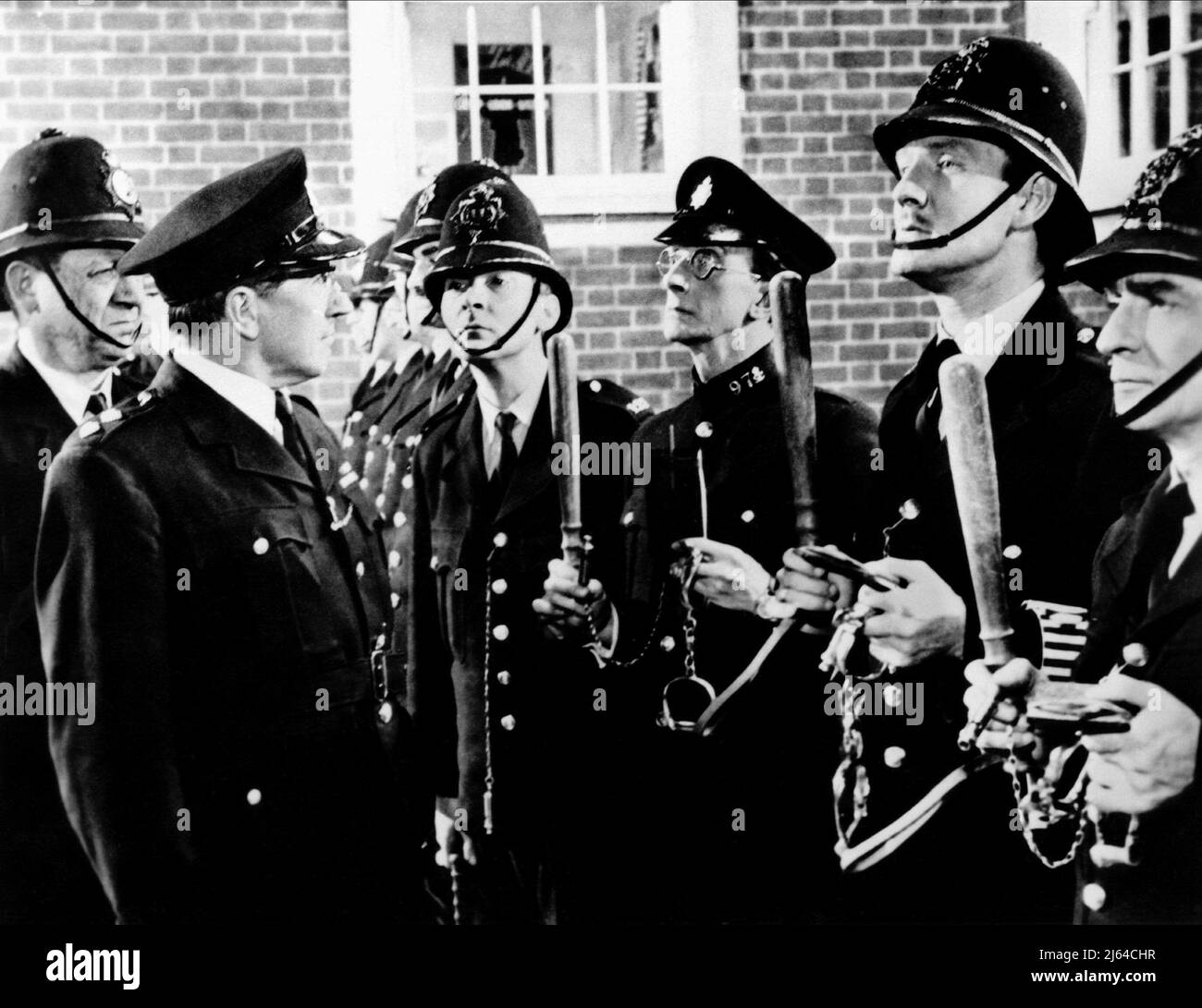 JAMES,BARKER,WILLIAMS,HAWTREY,PHILLIPS,CONNOR, CARRY ON CONSTABLE, 1960 Stock Photo