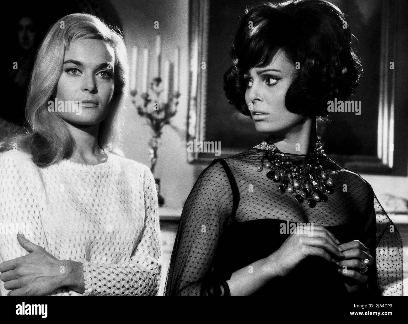 Shirley Eaton Daliah Lavi Ten Little Indians 1965 Stock Photo Alamy