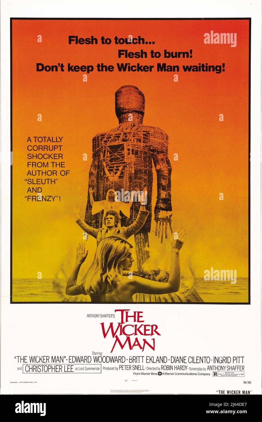 MOVIE POSTER, THE WICKER MAN, 1973 Stock Photo Alamy