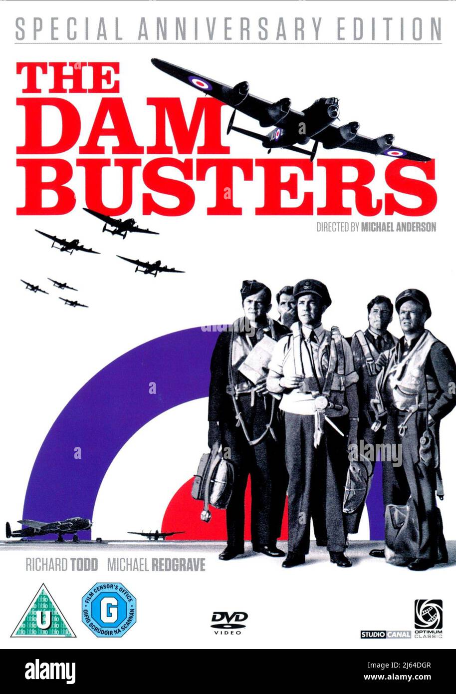 MOVIE POSTER, THE DAM BUSTERS, 1955 Stock Photo