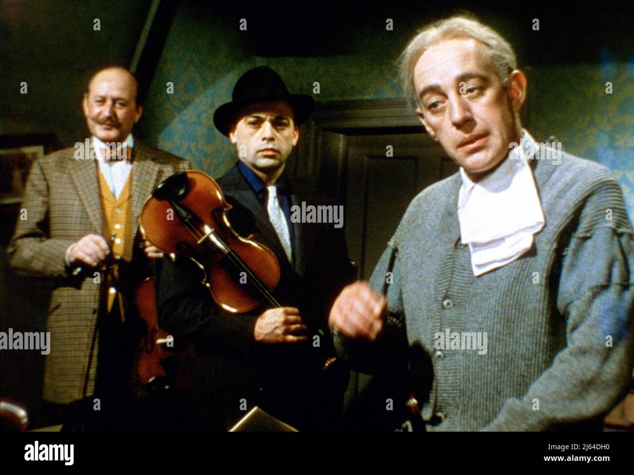 CECIL PARKER, HERBERT LOM, ALEC GUINNESS, THE LADYKILLERS, 1955 Stock Photo