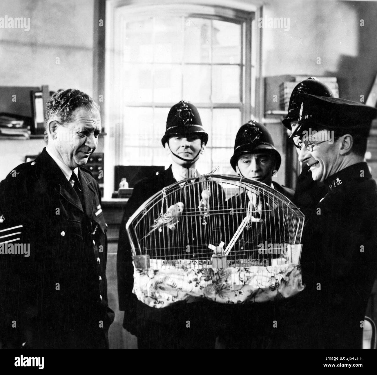 JAMES,WILLIAMS,CONNOR,HAWTREY, CARRY ON CONSTABLE, 1960 Stock Photo