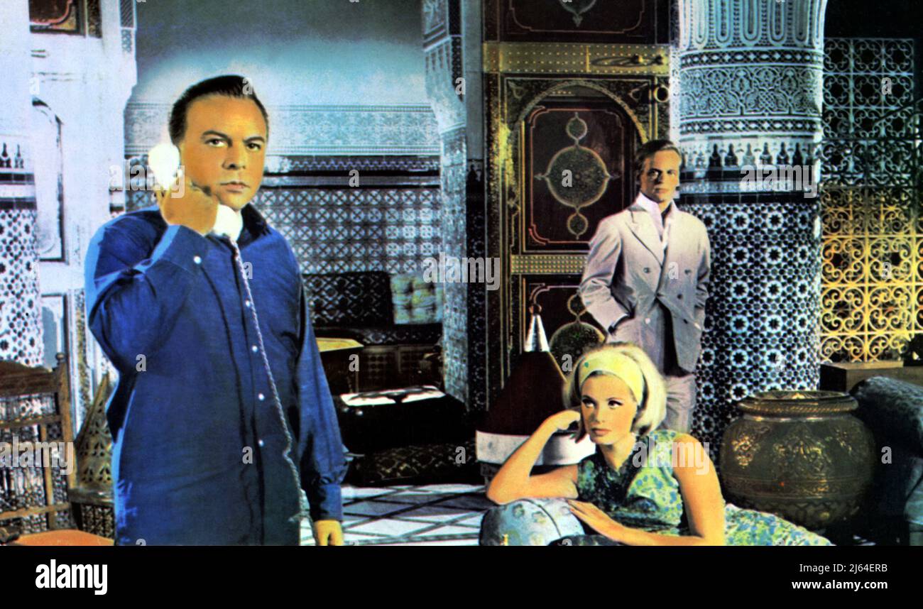 LOM,KINSKI,LEE, OUR MAN IN MARRAKESH, 1966 Stock Photo Alamy
