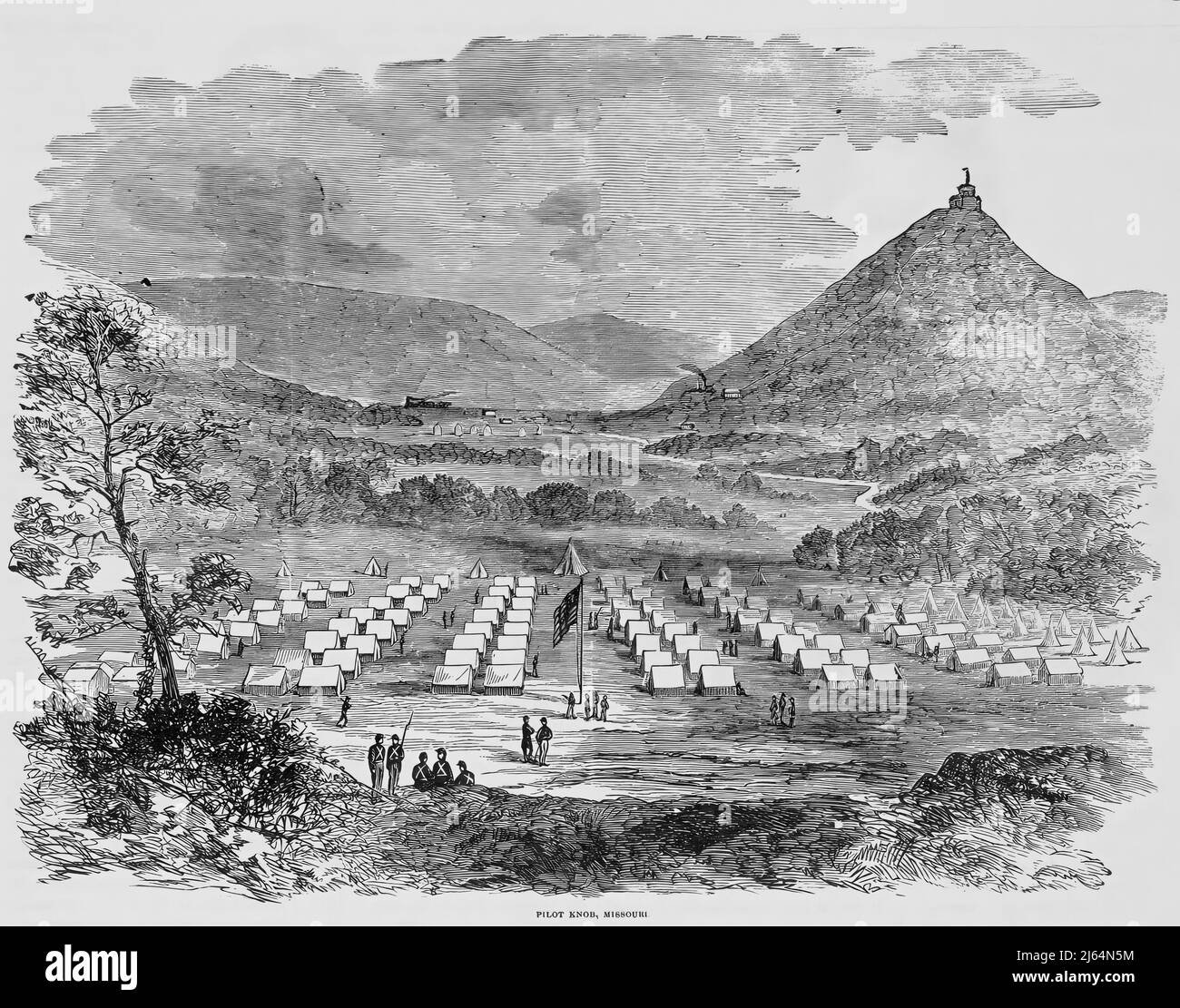 Pilot Knob, Missouri, site of The Battle of Fort Davidson a.k.a. The