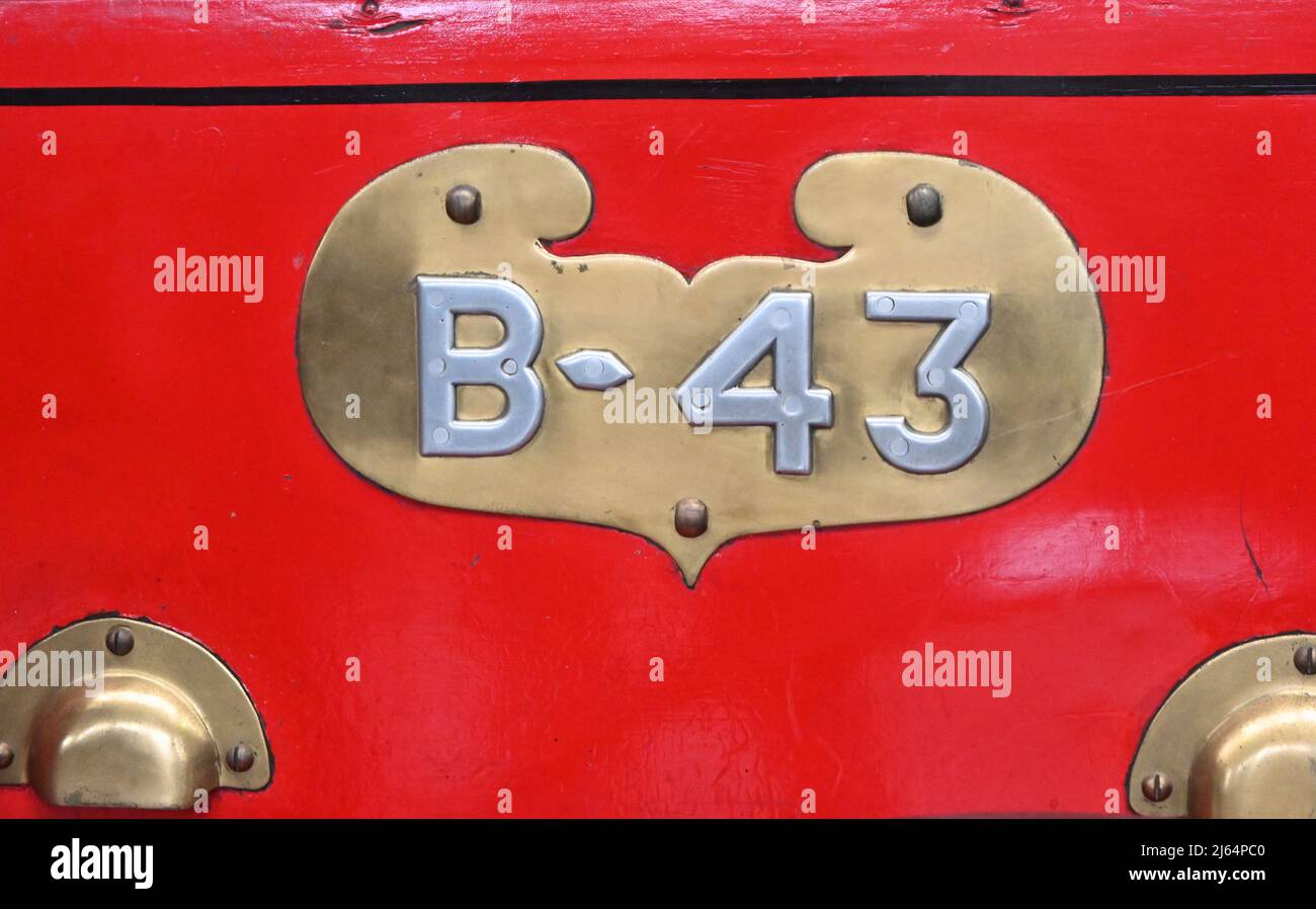 British B type Motor Bus B43 ' Old Bill ' Stock Photo