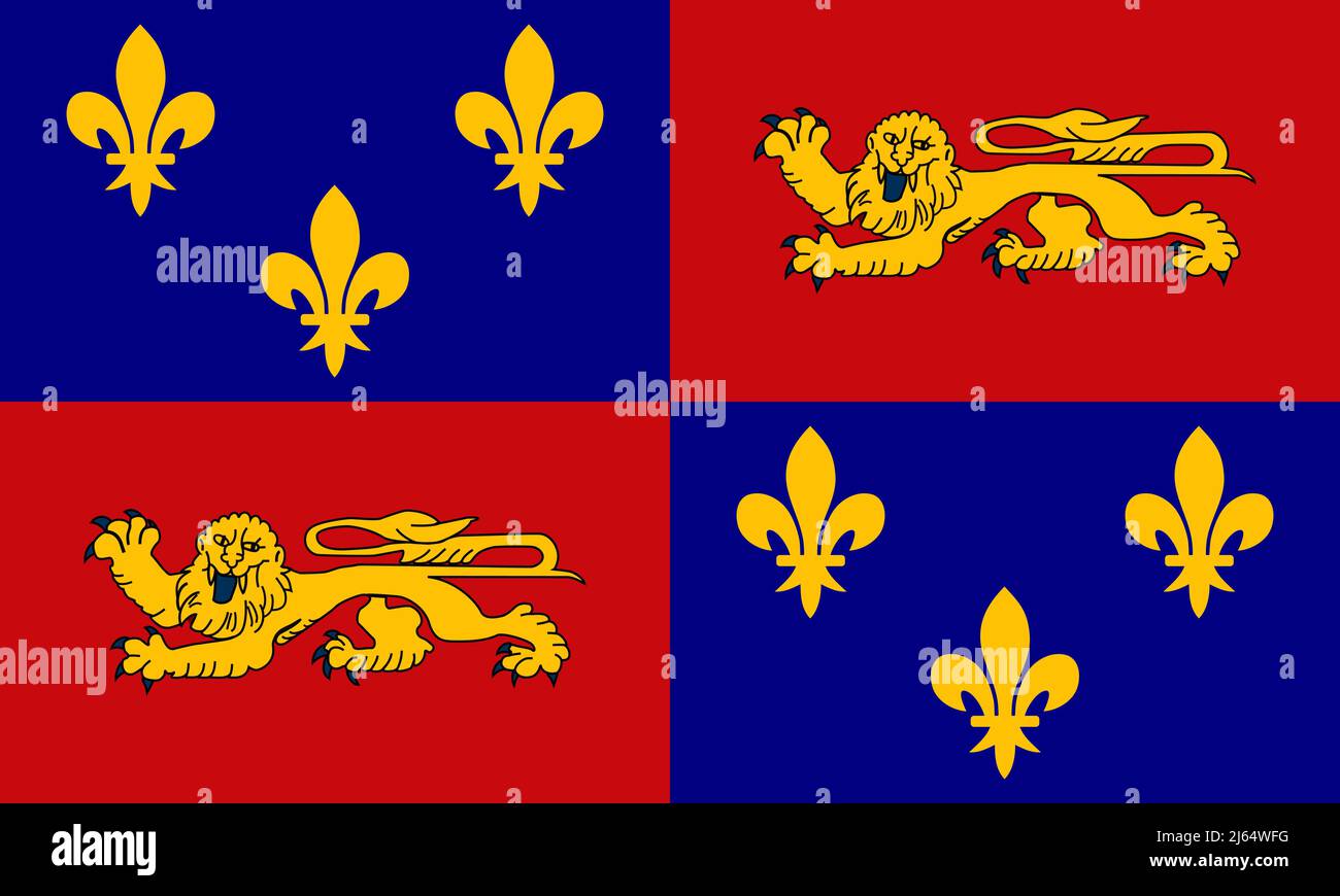 Top View Of Flag Department Of Landes France French Patriot And top-view-of-flag-department-of-landes-france-french-patriot-and