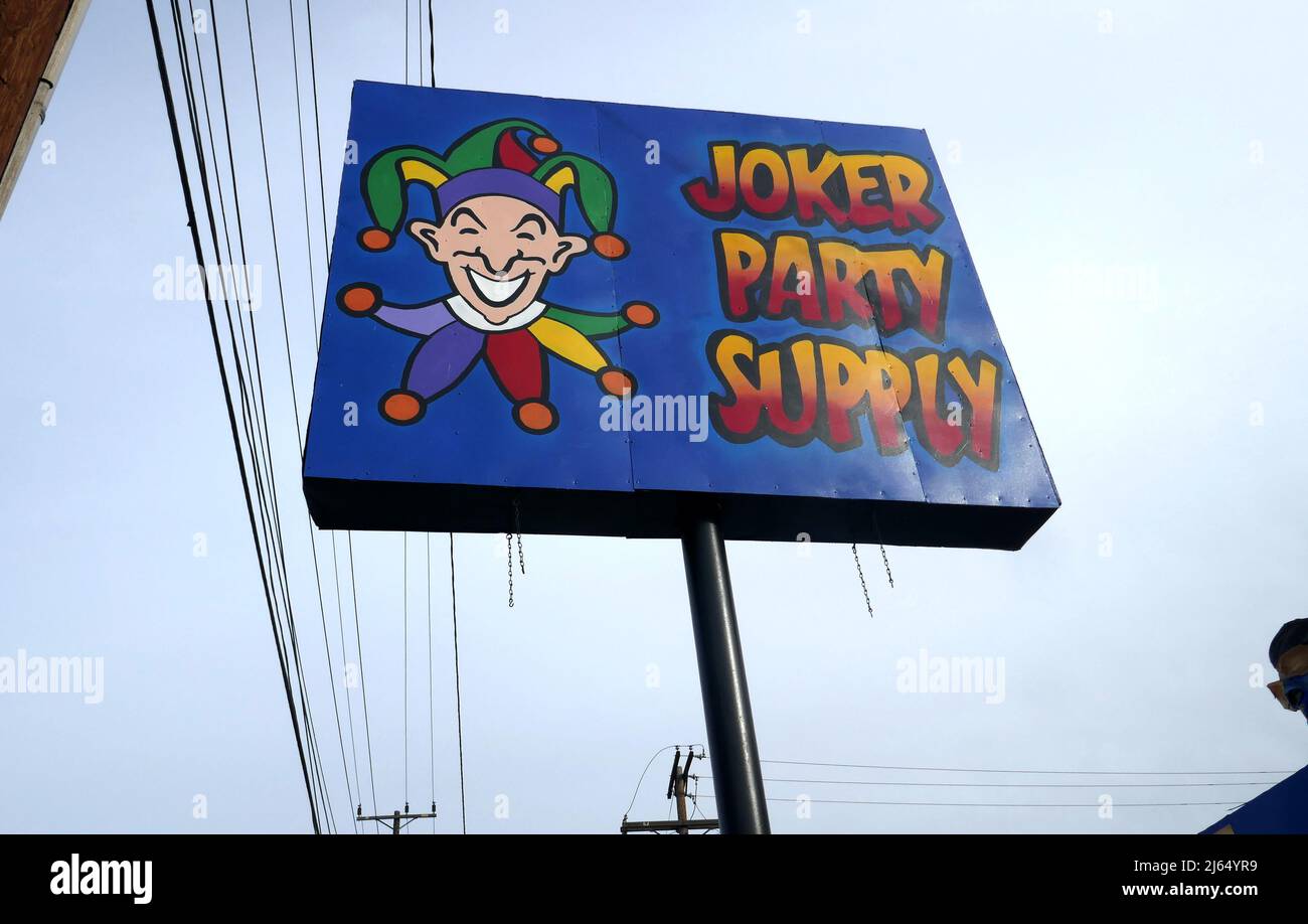 Joker party supply hires stock photography and images Alamy