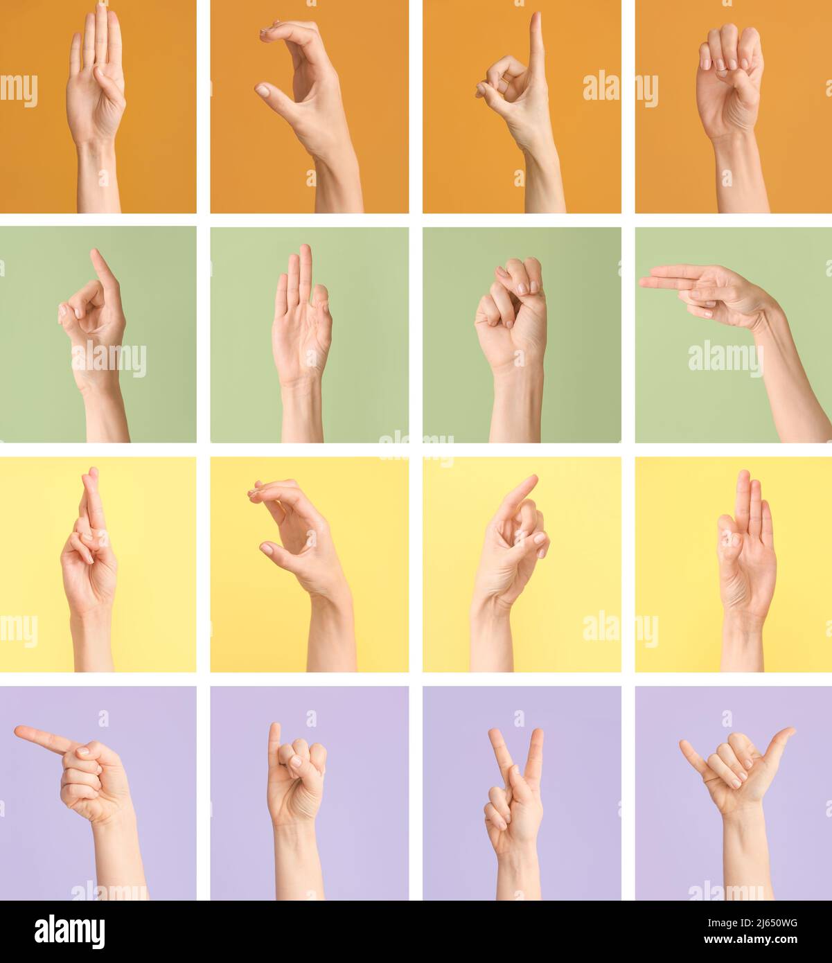 what color in sign language