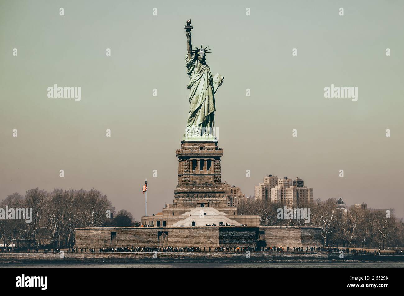 The Statue of Liberty in New York City Stock Photo