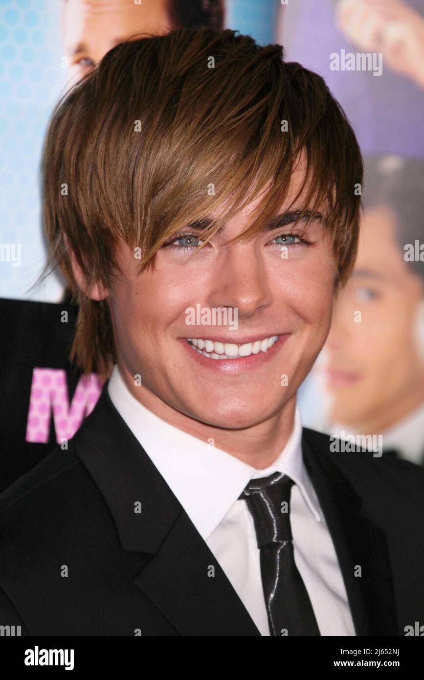 Zac Efron attends the premiere of New Line Cinema's 'Hairspray' at The Ziegfeld Theater in New York City on July 16, 2007.  Photo Credit: Henry McGee/MediaPunch Stock Photo