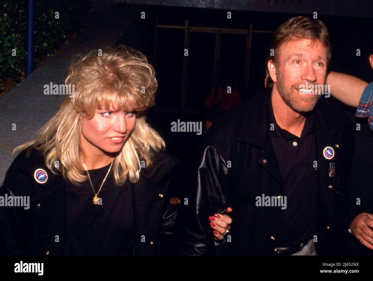 Chuck Norris and Monica Hall Circa 1990's Credit: Ralph Dominguez ...