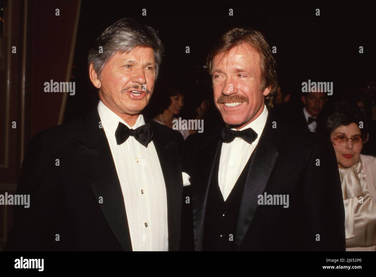Charles Bronson and Chuck Norris Circa 1980's Credit: Ralph Dominguez ...