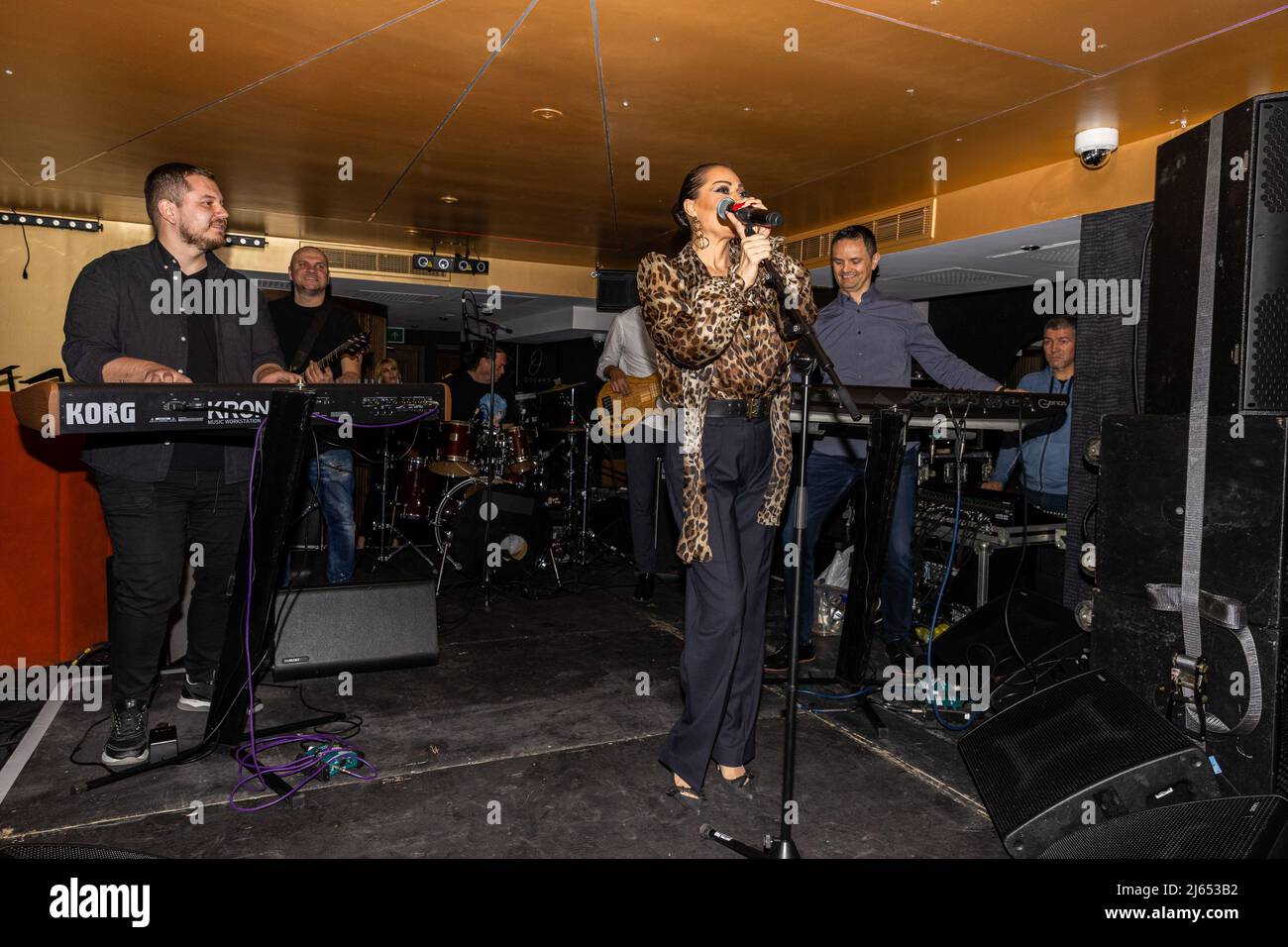 Serbian singer, Svetlana Raznatovic, known by her stage name Ceca