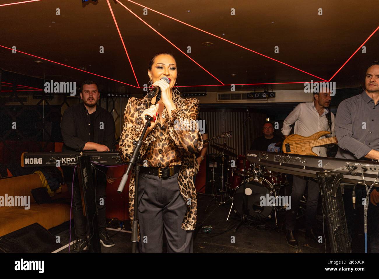 Serbian singer, Svetlana Raznatovic, known by her stage name Ceca