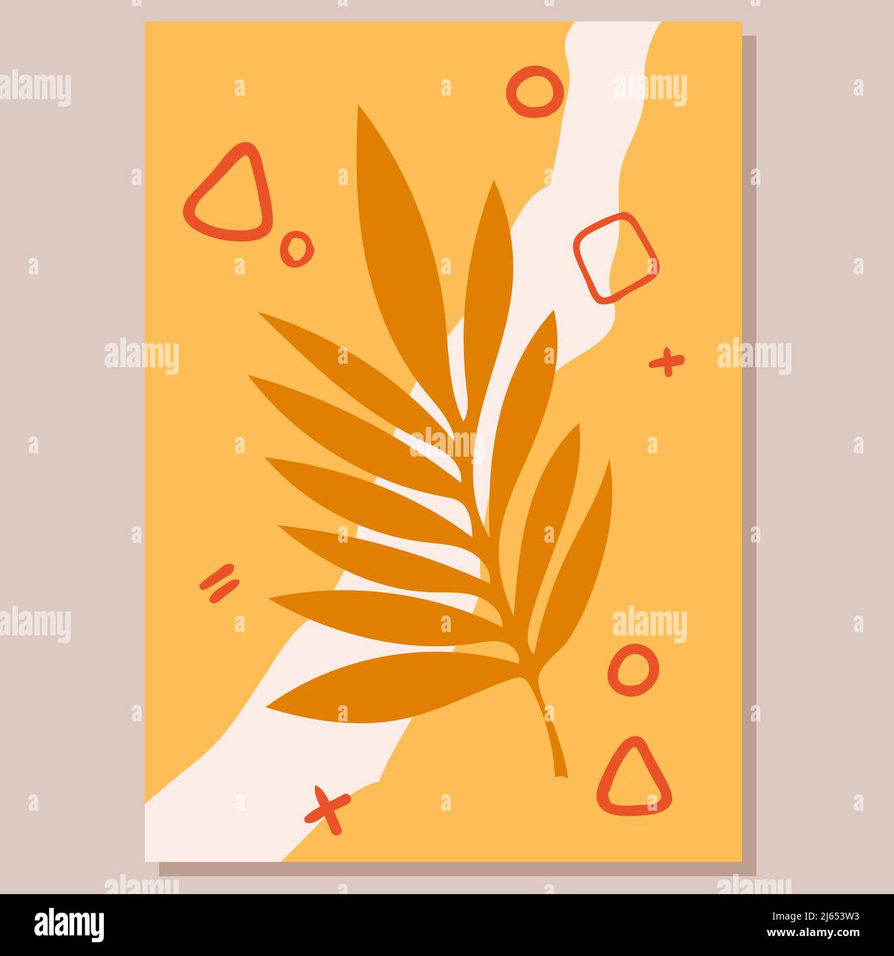 African culture ethnic poster Stock Vector